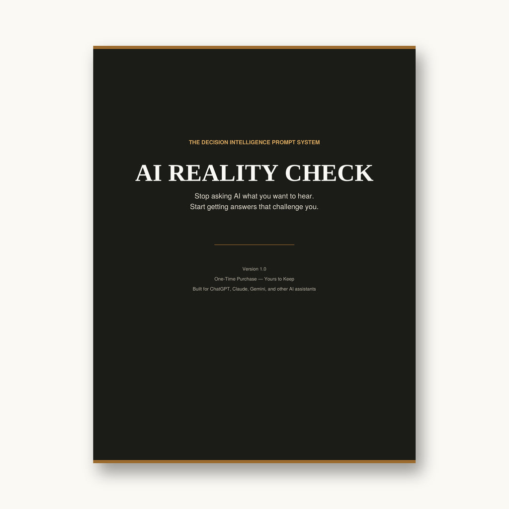 AI Reality Check — Decision Intelligence Prompt System